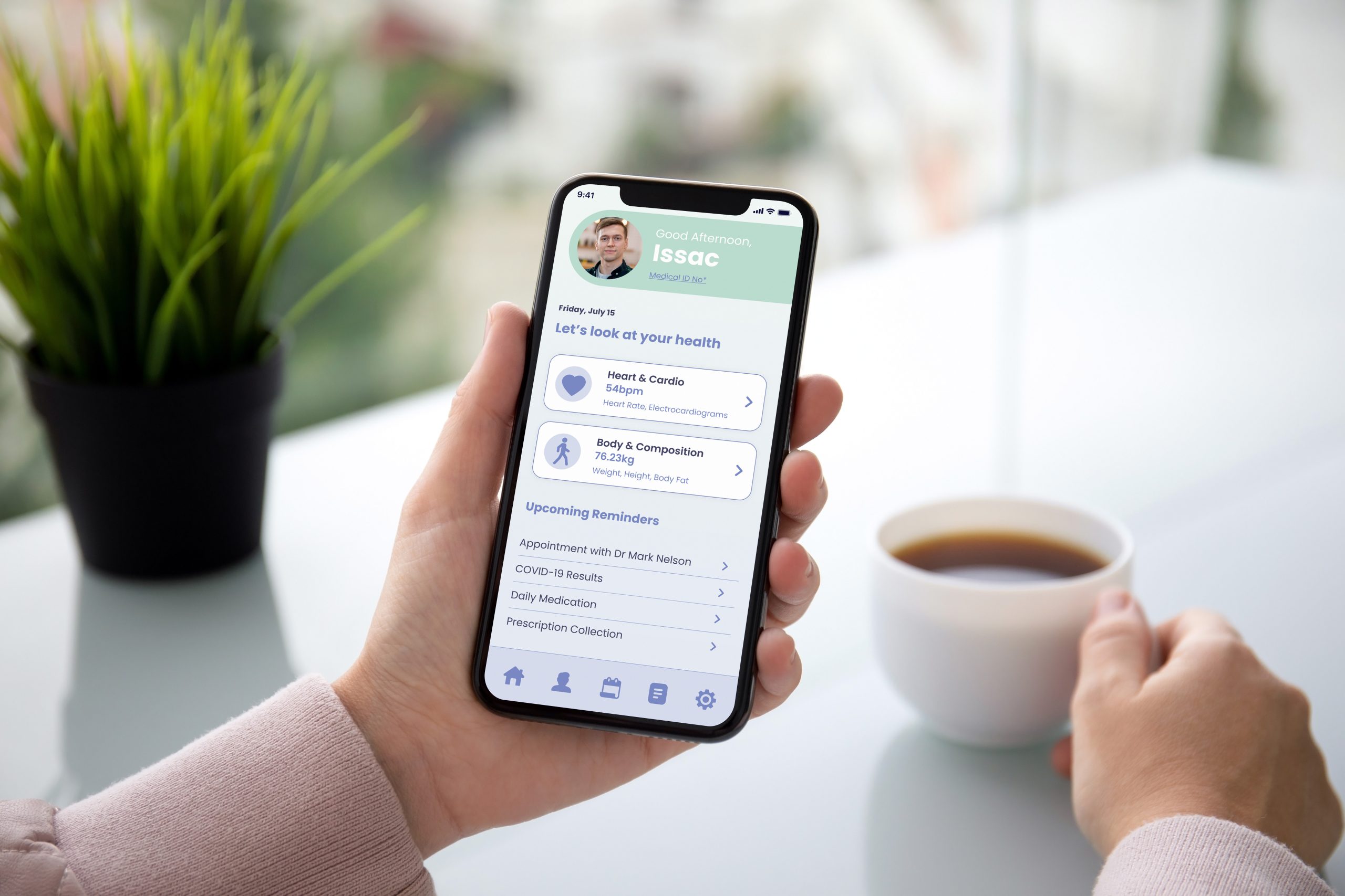 Rafana App Interface - Patient Triage